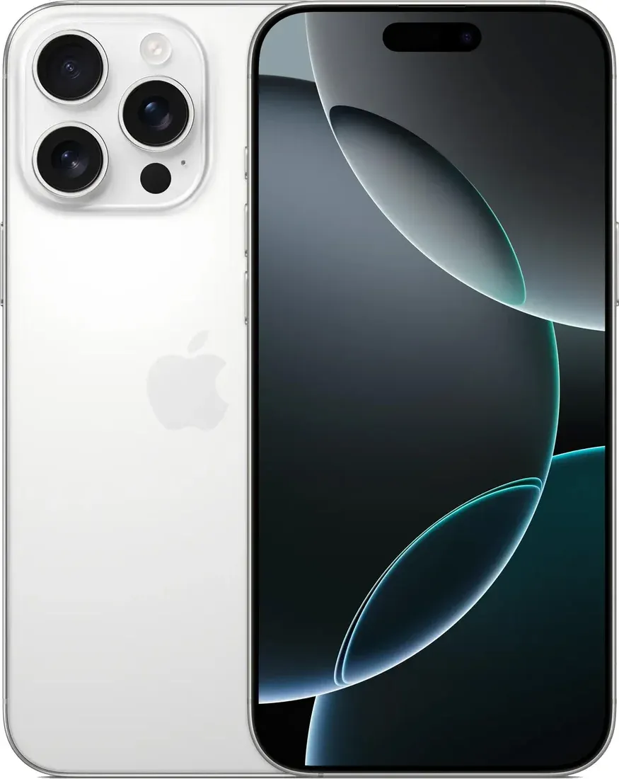 Смартфон Apple iPhone 16 Pro Max 256GB Dual Sim (белый титан)
